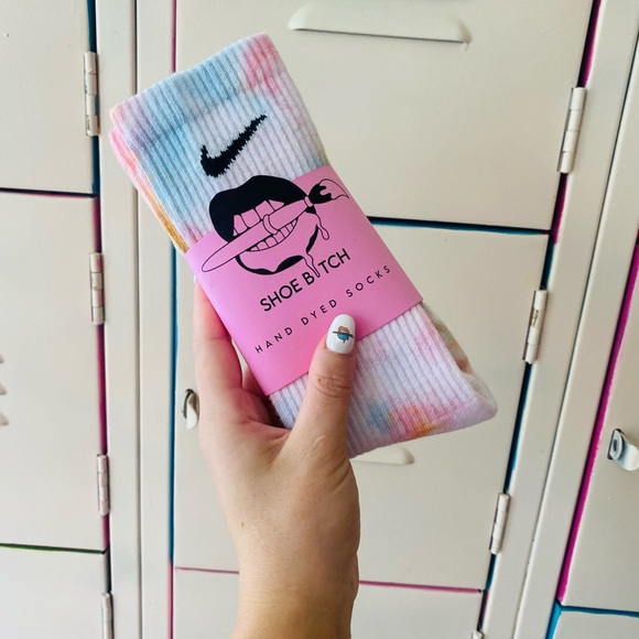 Nike Accessories - Nike | Hand Dyed Custom Nike Socks | Small/Medium | Kaleidoscope Tie Dye